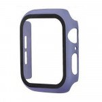 Wholesale Apple Watch Series 6/5/4/SE Hard Full Body Case with Tempered Glass 44MM (Purple)